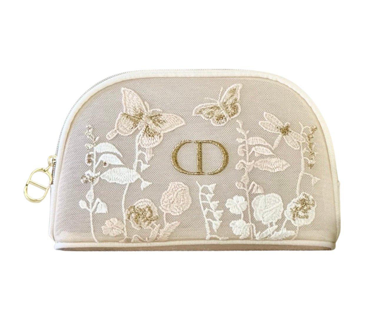Dior Beauty Embroidered Butterflies and Dragonflies Makeup Pouch
